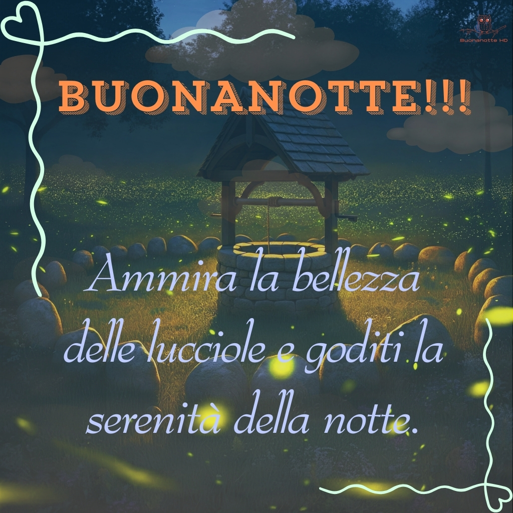 immagini buonanotte con lucciole 23